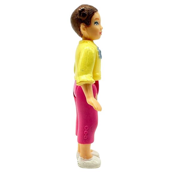 Fisher Price Sweet Streets Doll Figure Teen Girl Woman Yellow Top Pink Pants - Picture 4 of 5